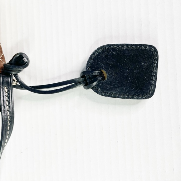 Dooney & Bourke Vintage Small Beige Nylon Leather Crossbody Purse Handbag 1975 - Picture 11 of 16